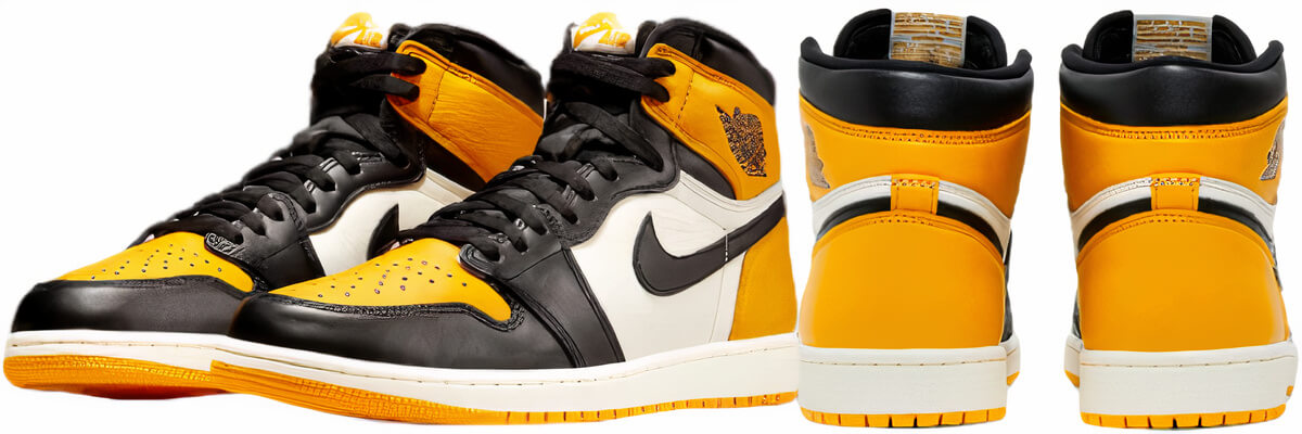 Jordan 1 Yellow Taxi 1s Sneaker Clothing