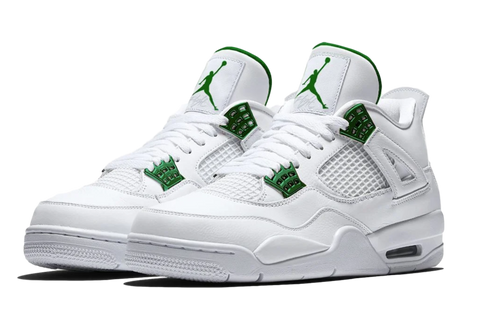 jordan retro 4 green metallic