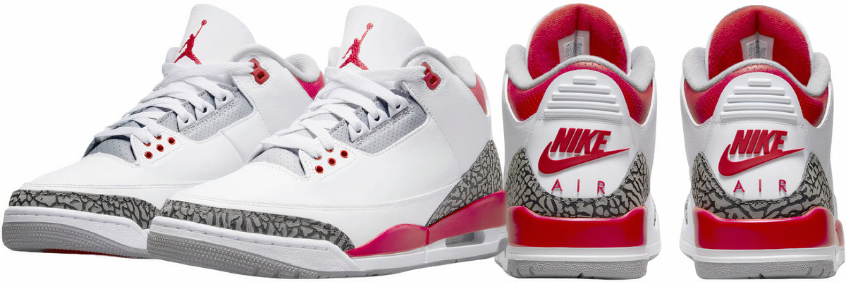 Jordan Fire Red 3s Sneaker Tees Clothing