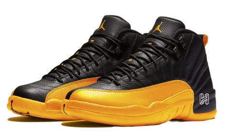 black and yellow jordan 12 outfit