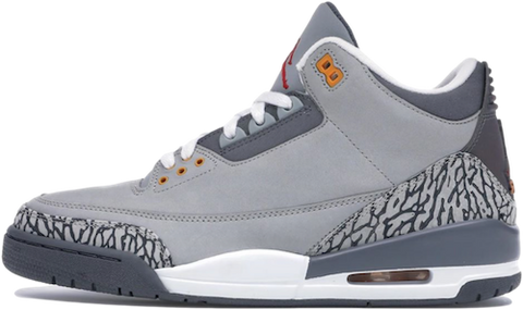 Jordan Retro 3 Cool Grey Sneaker Clothing