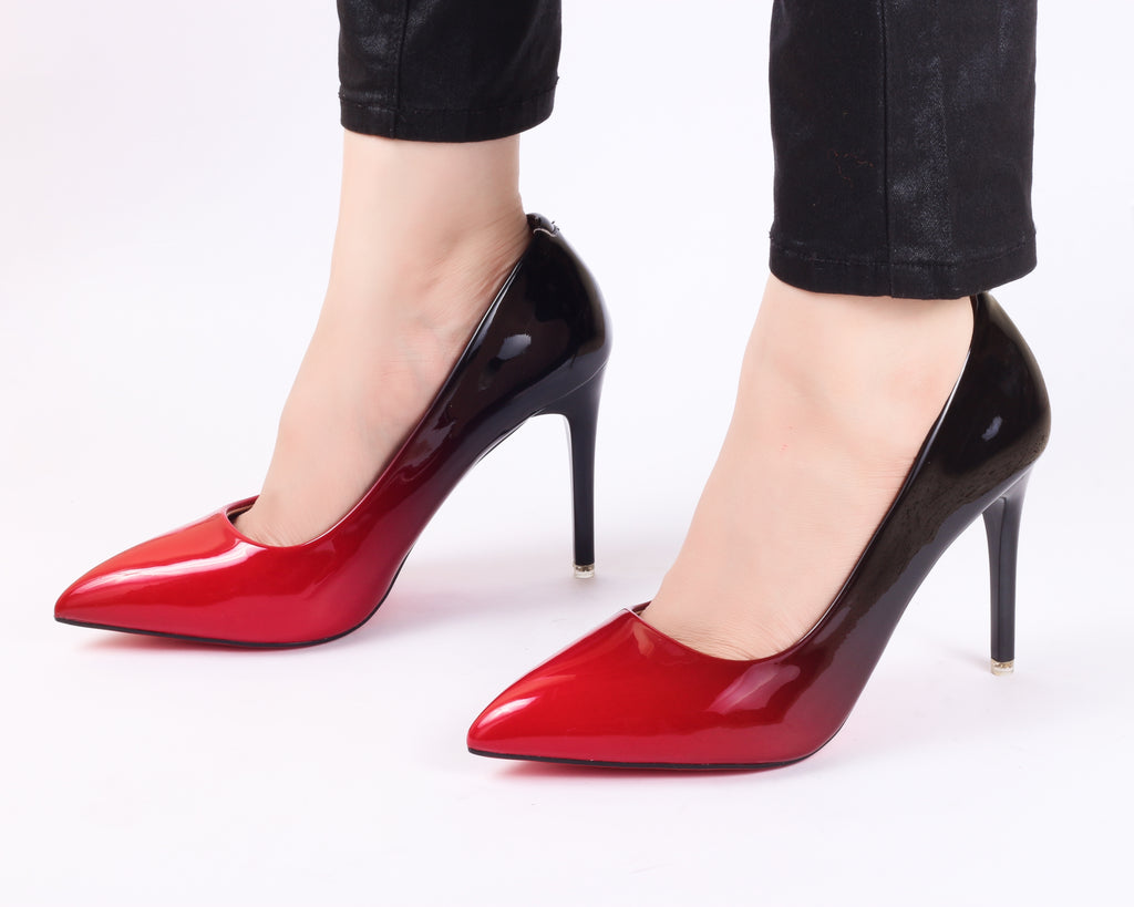 ombre block heels