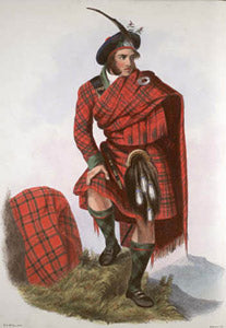 A 19th century depiction of a Drummond clansman by R.R. McIan