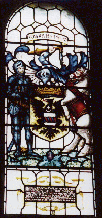 Carmichael Coat of Arms, Carmichael Church window