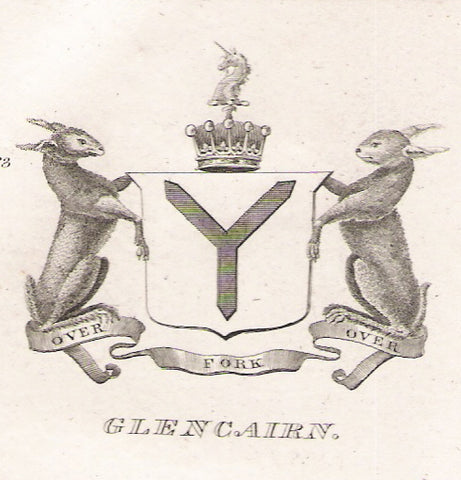 Arms of the last Chief of Cunningham