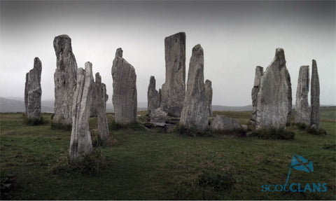 Calanais (Callanish) on the Isle of Lewis, date to 3,000 BC