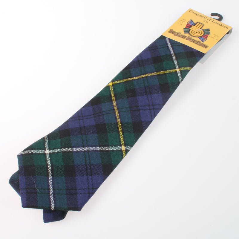 Pure Wool Tie in Campbell of Loudon Modern Tartan