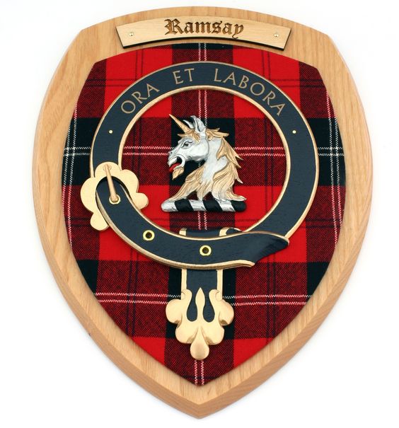 Ramsay Clan Crest Plaque – Tartan Shop