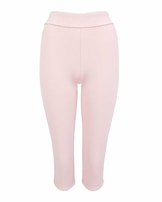 Soft Knit Flare Pants - Soft Pink - MY MUM MADE IT