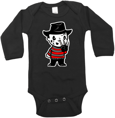 freddy krueger baby onesie