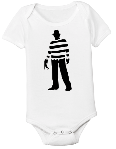 freddy krueger baby onesie