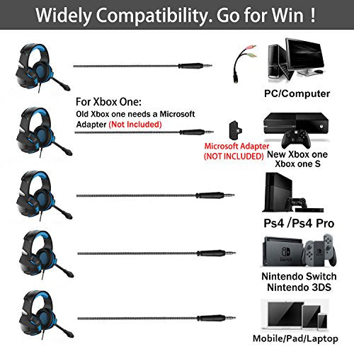 micolindun gaming headset for xbox one