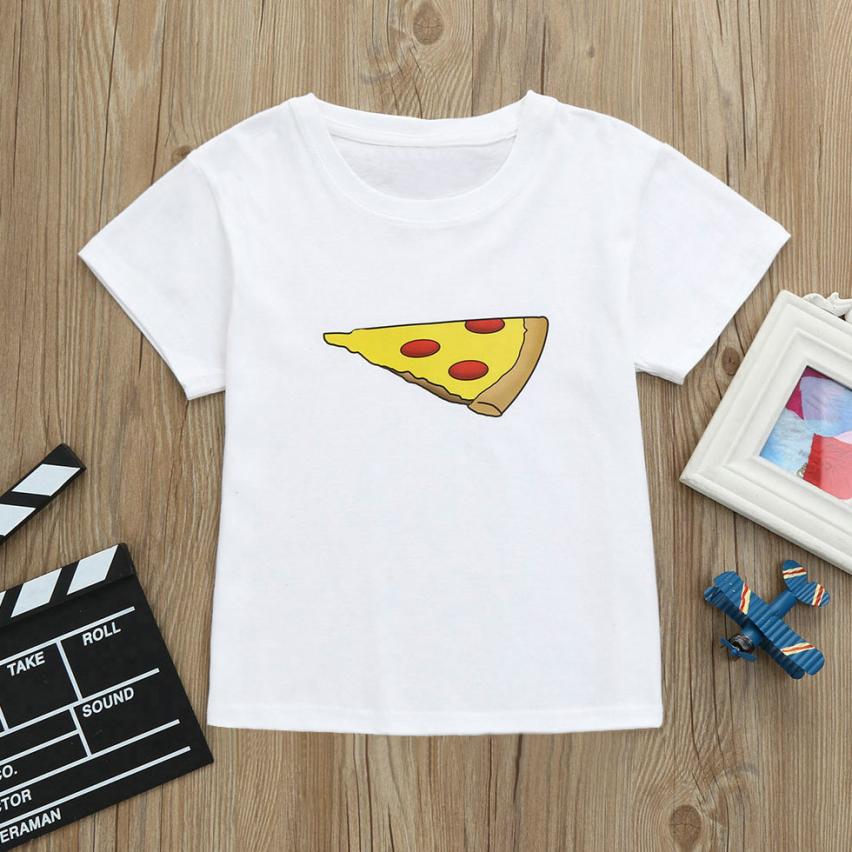 Father Baby Clothes  Matching Outfits Pizza Print T-shirt