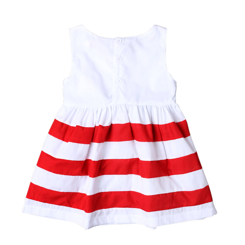 Baby Dresses For Girls Princess Cute Cotton Striped