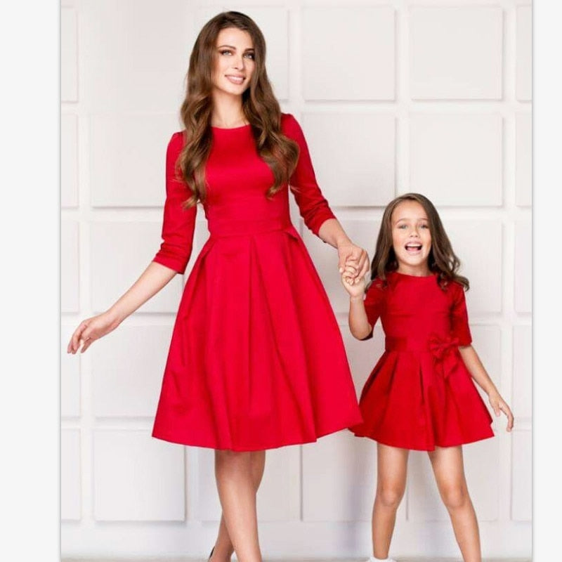 mother daughter matching evening gowns