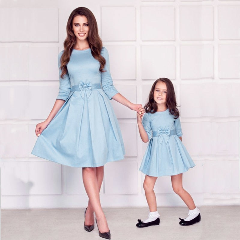 mother daughter matching evening gowns