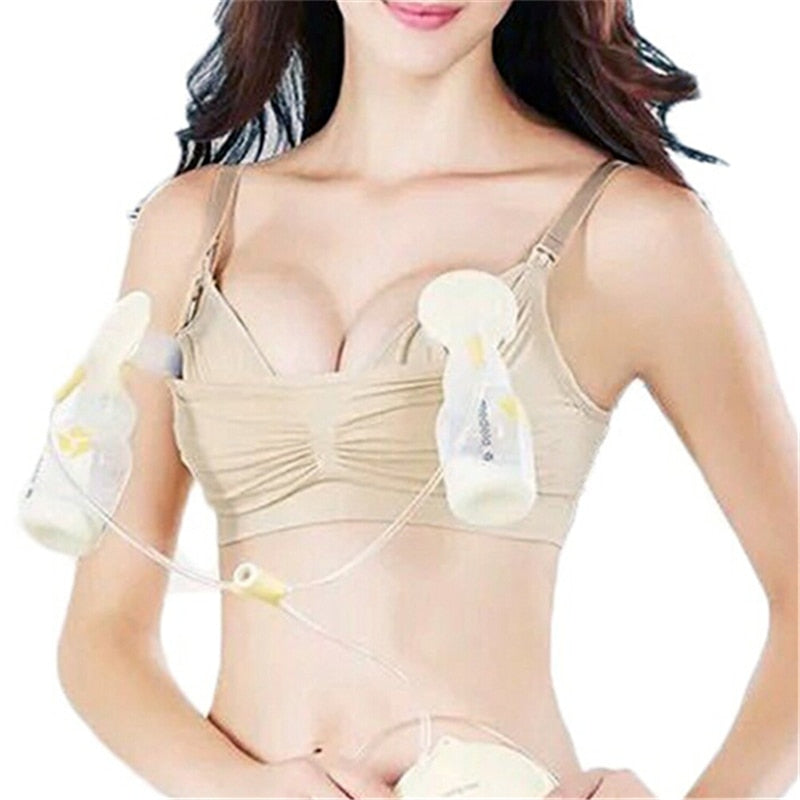 breast pump bra