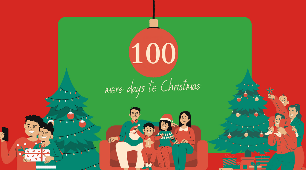 100 days left until christmas