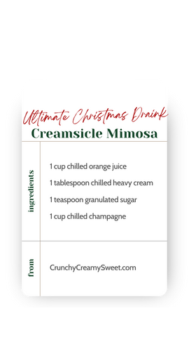 orange creamsicle mimosa