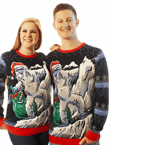 ugly christmas sweater yeti expedition everest abominable snowman matterhorn