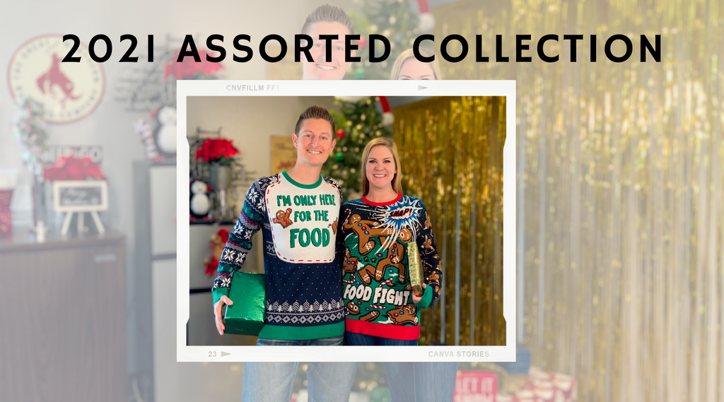 2021 assorted ugly christmas sweater collection