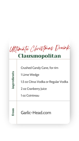 clausmopolitan recipe