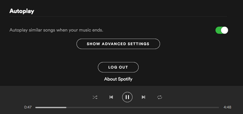 Spotify advanced settings - wedding reception songs playlist tips