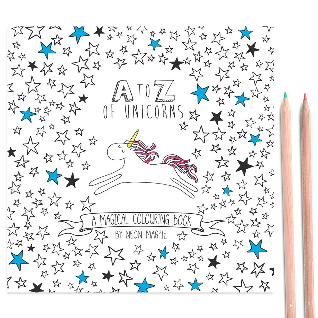Unicorn Colouring Book | Neon Magpie