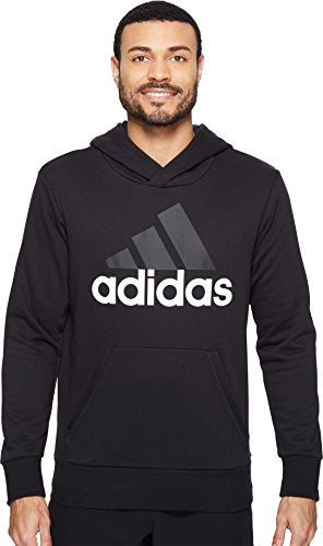 adidas men's essential linear logo pullover hoodie