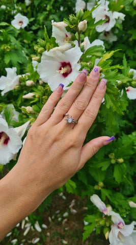 Bague qui tourne pour femme