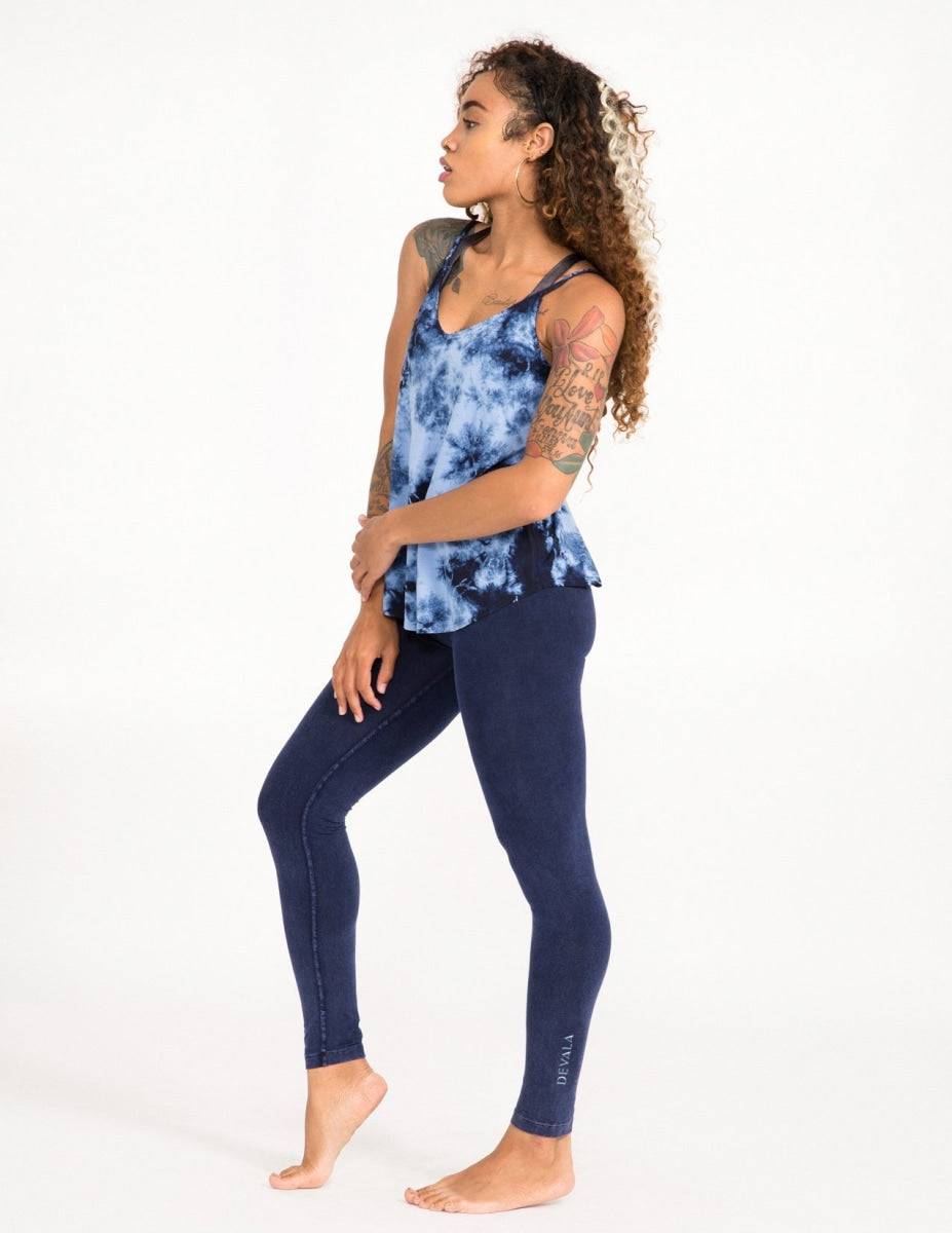 Imagine High Waist Legging Reversible - Inner Sky Midnight - DEVALA