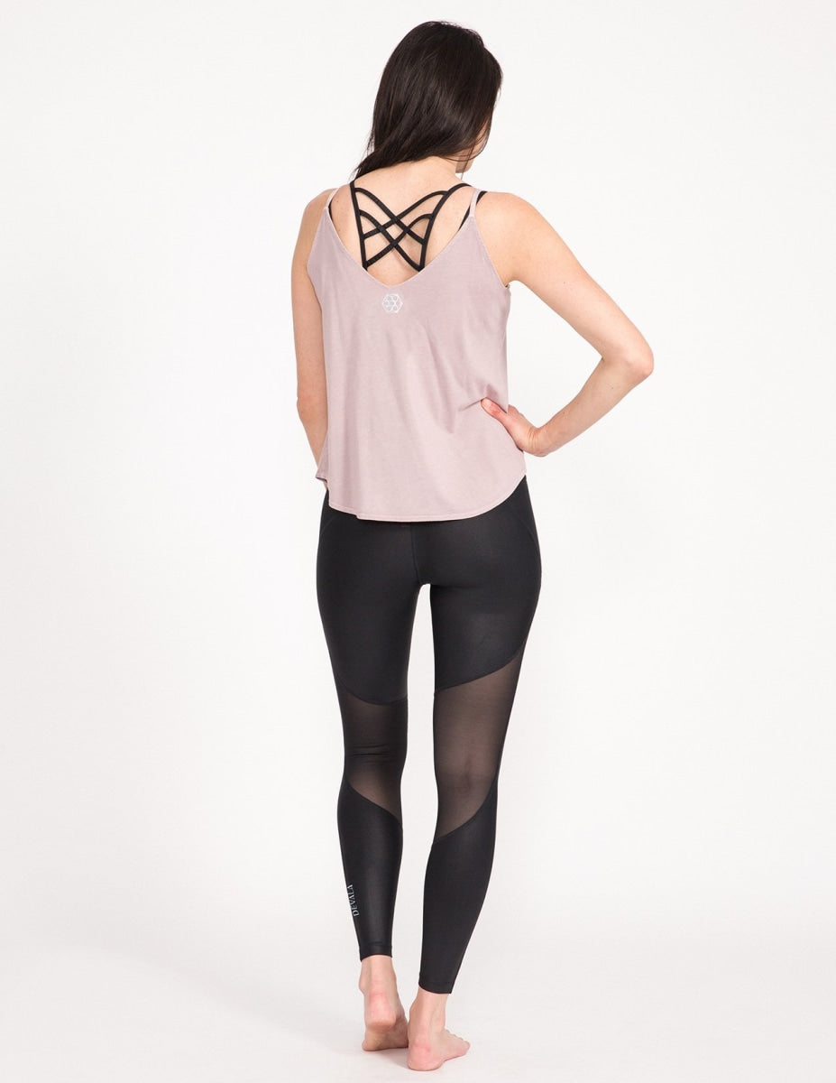 Kali 3/4 Legging - Flower of Life Ombre - Desert Moon - DEVALA