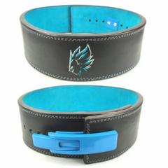 custom-leather-weightlifting-belt-blue-suede-lever-image