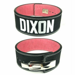 custom-leather-weightlifting-belt-pink-suede-black-white-lever