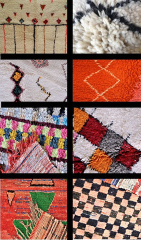 Moroccan berber rug pattern