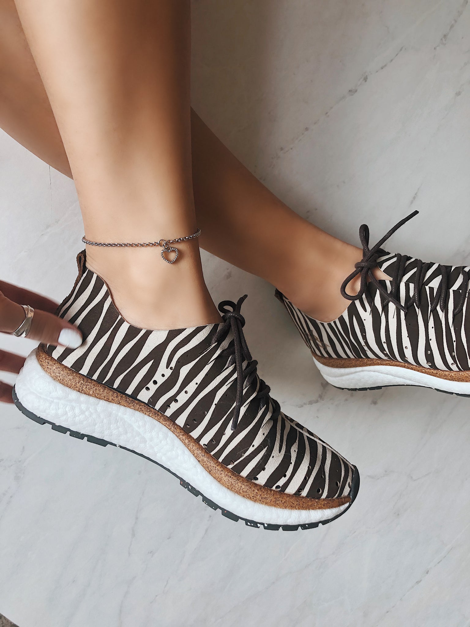 zebra print sneakers