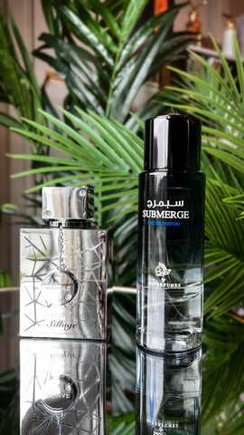 Pictured here is Armaf Sillage & Submerge by My Perfumes 