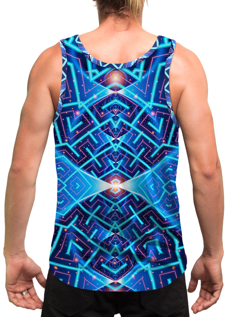 Cosmic Men's Tank Top | Festival Clothing | Psychedelic | Cosmo – Pumayana