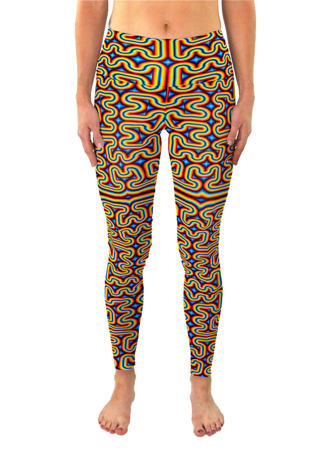 Psychedelic Festival Pants | Yoga Leggings | Rave Pants RainbowMaze