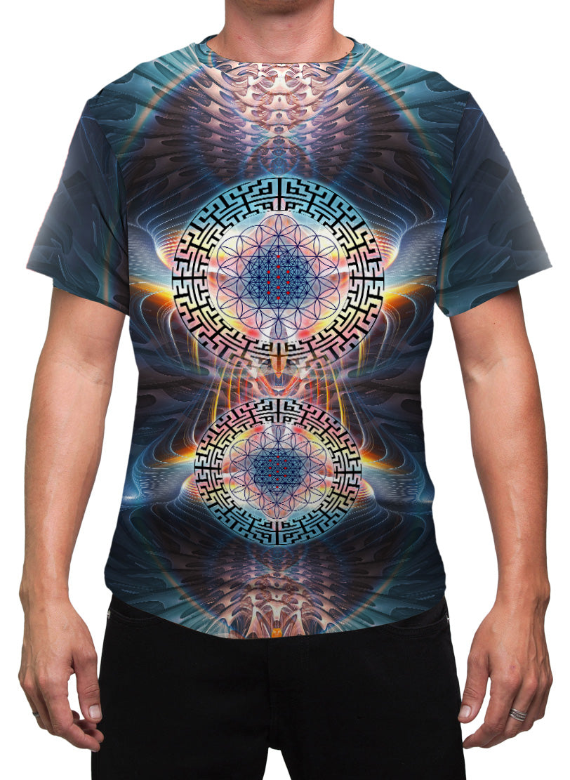 Sacred Geometry Mens T-Shirt | Festival Clothing | Rave | StarGates ...