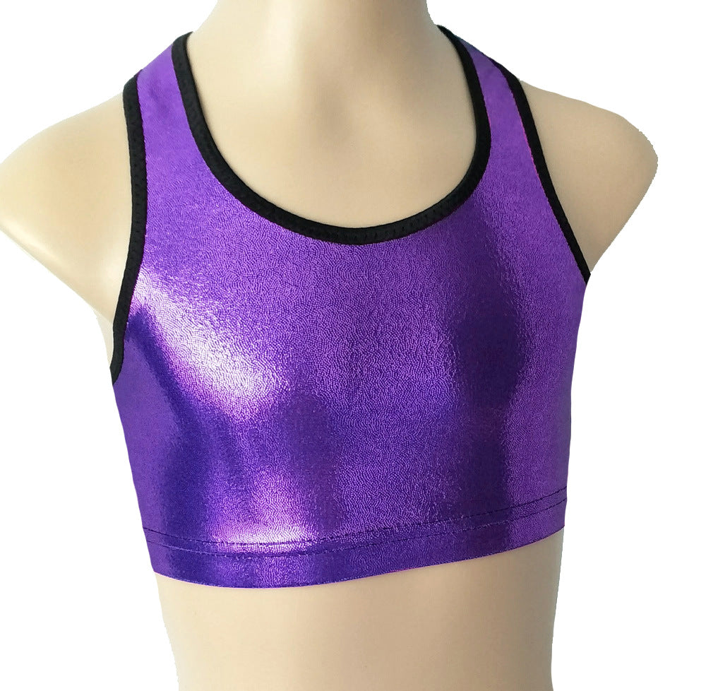 PURPLE GYMNASTICS CROP TOP | DANCE CROP TOP | INSPIRE xo AUSTRALIA