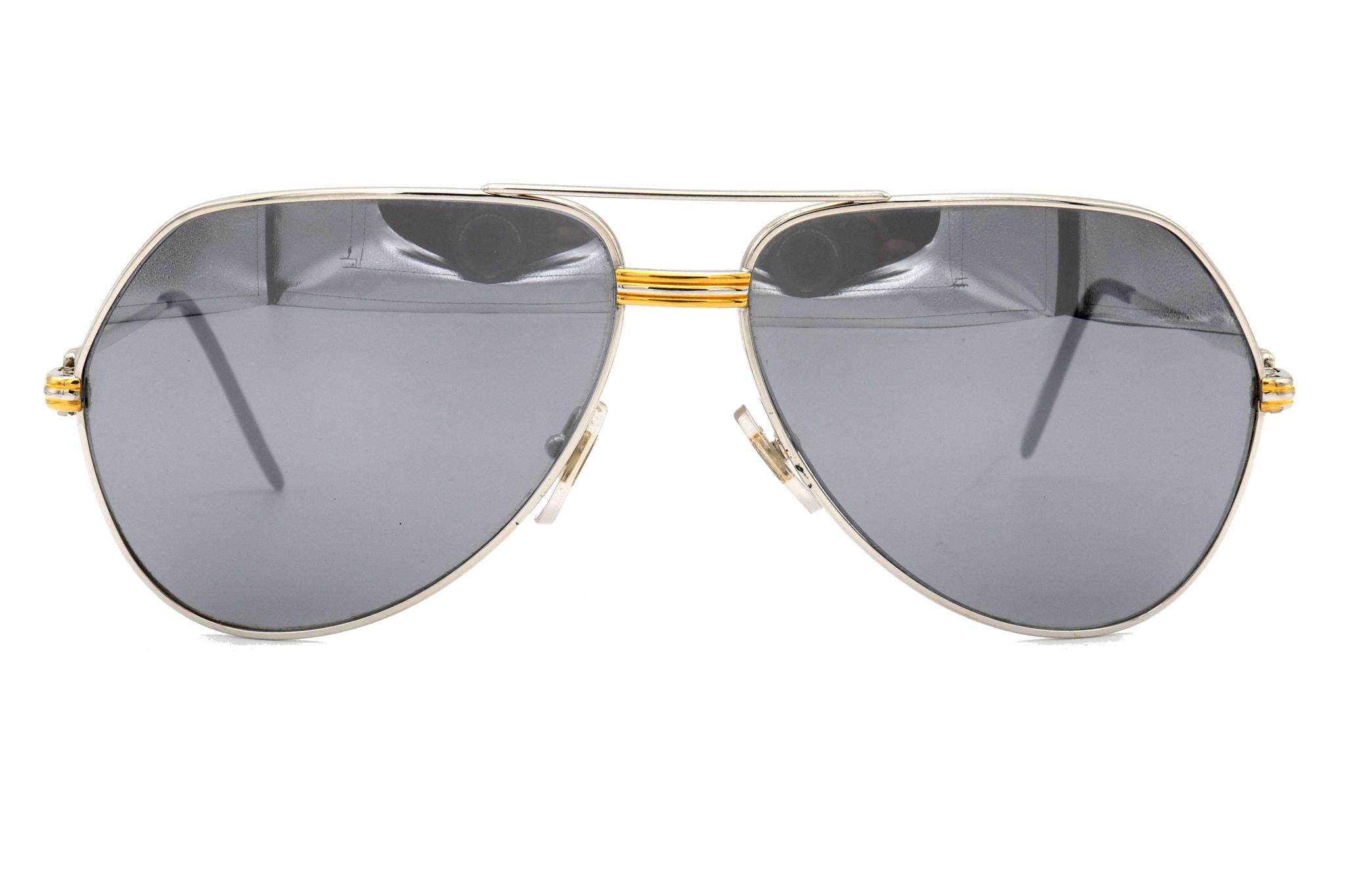 Sunglasses Cartier Vendome LC - M Palladium Mineral Persol Lenses