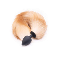 Orange Fox Silicone Tail Plug, 16"
