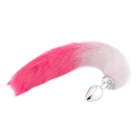 Pink Wolf Tail Plug 16"