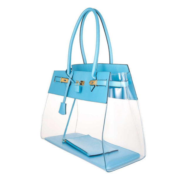 clear birkin beach bag