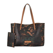 Tote De L'amour Green Camouflage