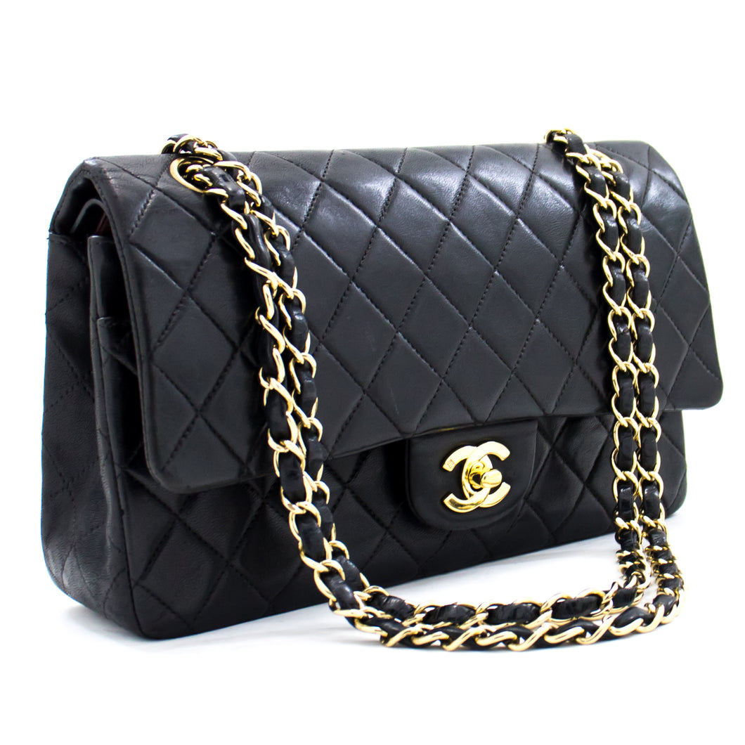 chanel 2.55 medium black