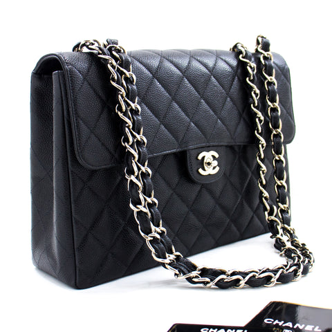 Chanel // Black Caviar Sun Charm Shoulder Bag – VSP Consignment