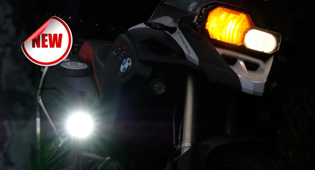 Motorbike spotlights