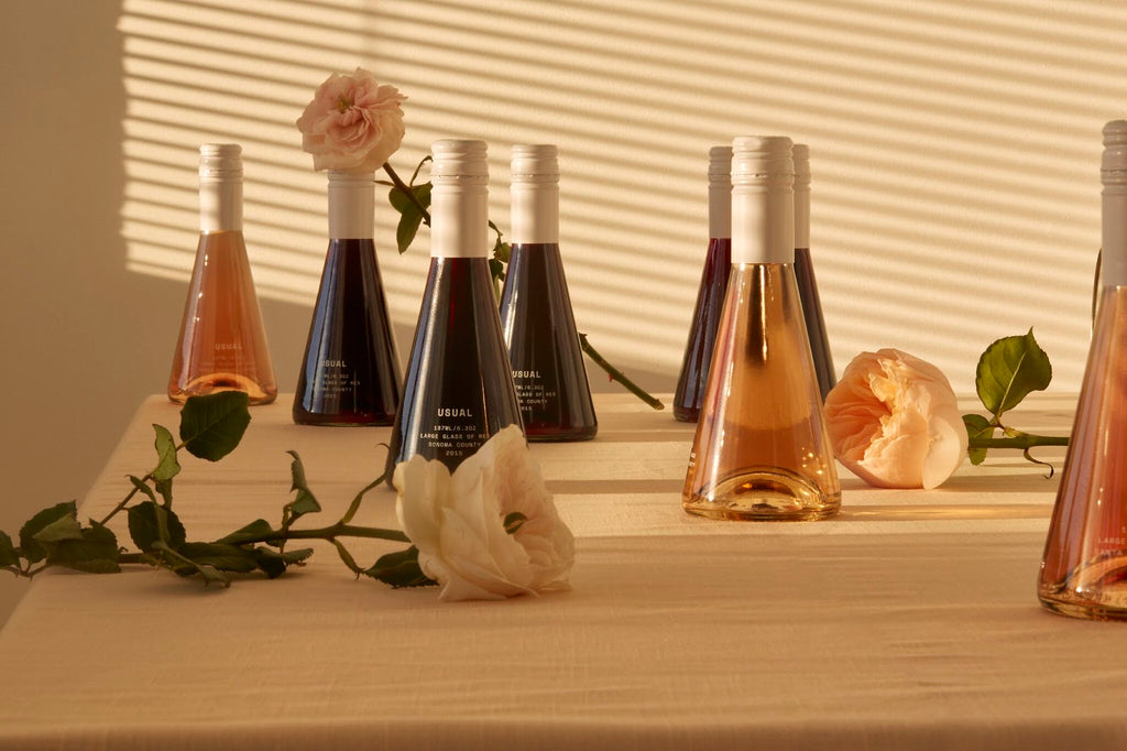 Assortment of Usual Wines bottles